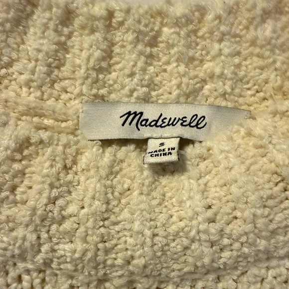 Madewell Fringe Sweater, Size S - Picture 5 of 6